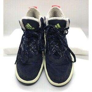 Stella McCartney Adidas Womens Irana Night Indigo Lime Tennis Shoes Size 8.5 US